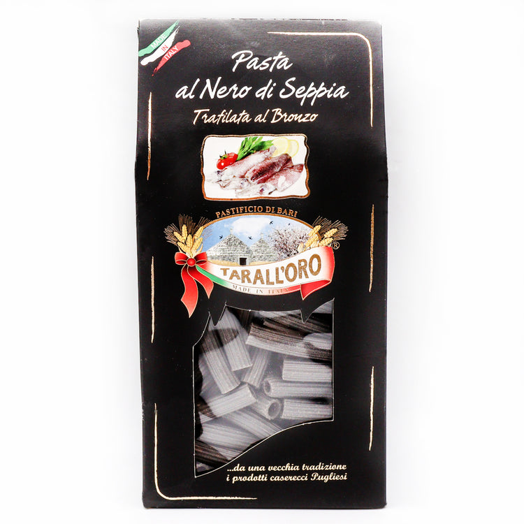 Dry Pasta Al Nero Di SeppiaSeppia Maccheroncini